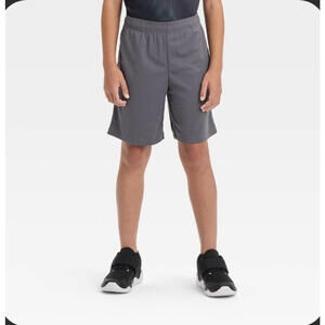Boys' Mesh Shorts - All in Motion™ Slate Gray S CL43